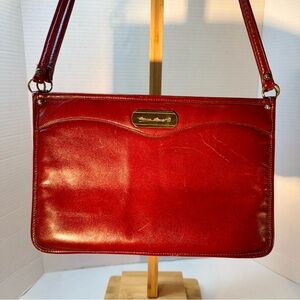 Vintage Burgundy Leather Aigner Bag